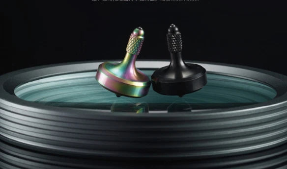 Stainless Steel Hand Twisting Spinning Top Gyro Gyroscope Spinner EDC Toy Gifts 07FC0E-D4 - KOEEK