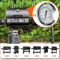 new Hisencn 2'' 2'' dia x 2.5'&apos; H, For Chargriller grill HISENCN - KOEEK