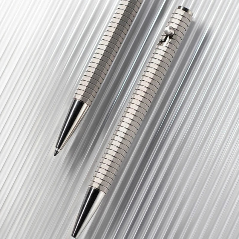 Solid TC4 Titanium Alloy Bolt Ballpoint Pen Business Office Singnature Pen EDC 07FC0E-D4 - KOEEK