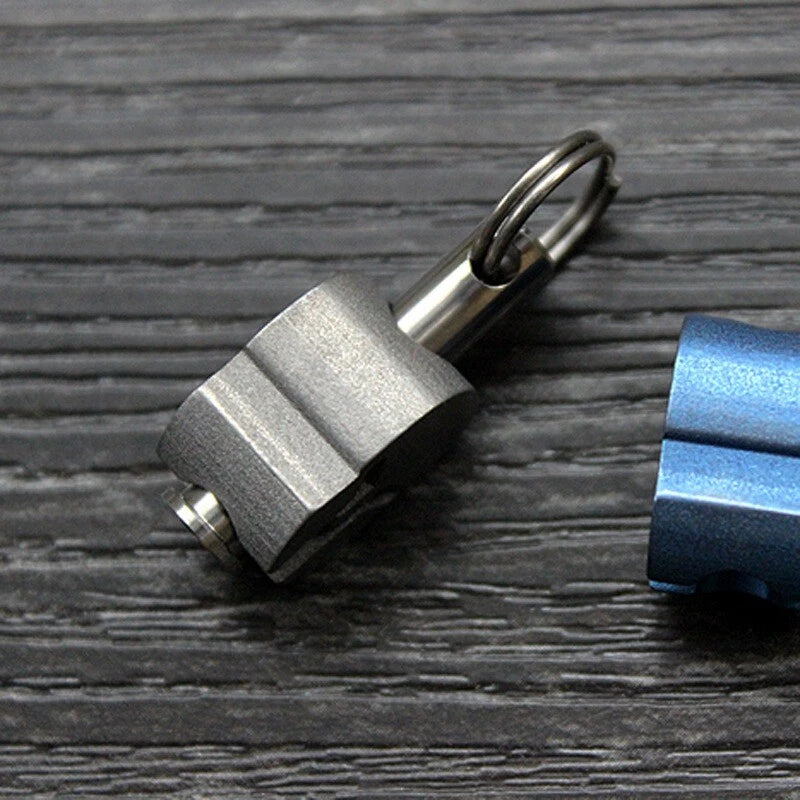 EDC Titanium Knife Key Parachute Cord Bead Pendant Lanyard Zipper Head Tool Gift 07FC0E-D4 - KOEEK