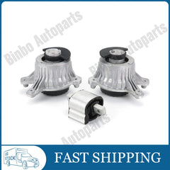 3pcs Engine+Transmission Mount for Benz W205 W213 E200 C180 C200 C300 2052406217 07FC0E-D4 - KOEEK