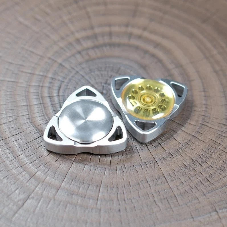 Stainless Steel PEI Fidget Spinner Stress Relief Finger Spinner Fidget Toy EDC 07FC0E-D4 - KOEEK