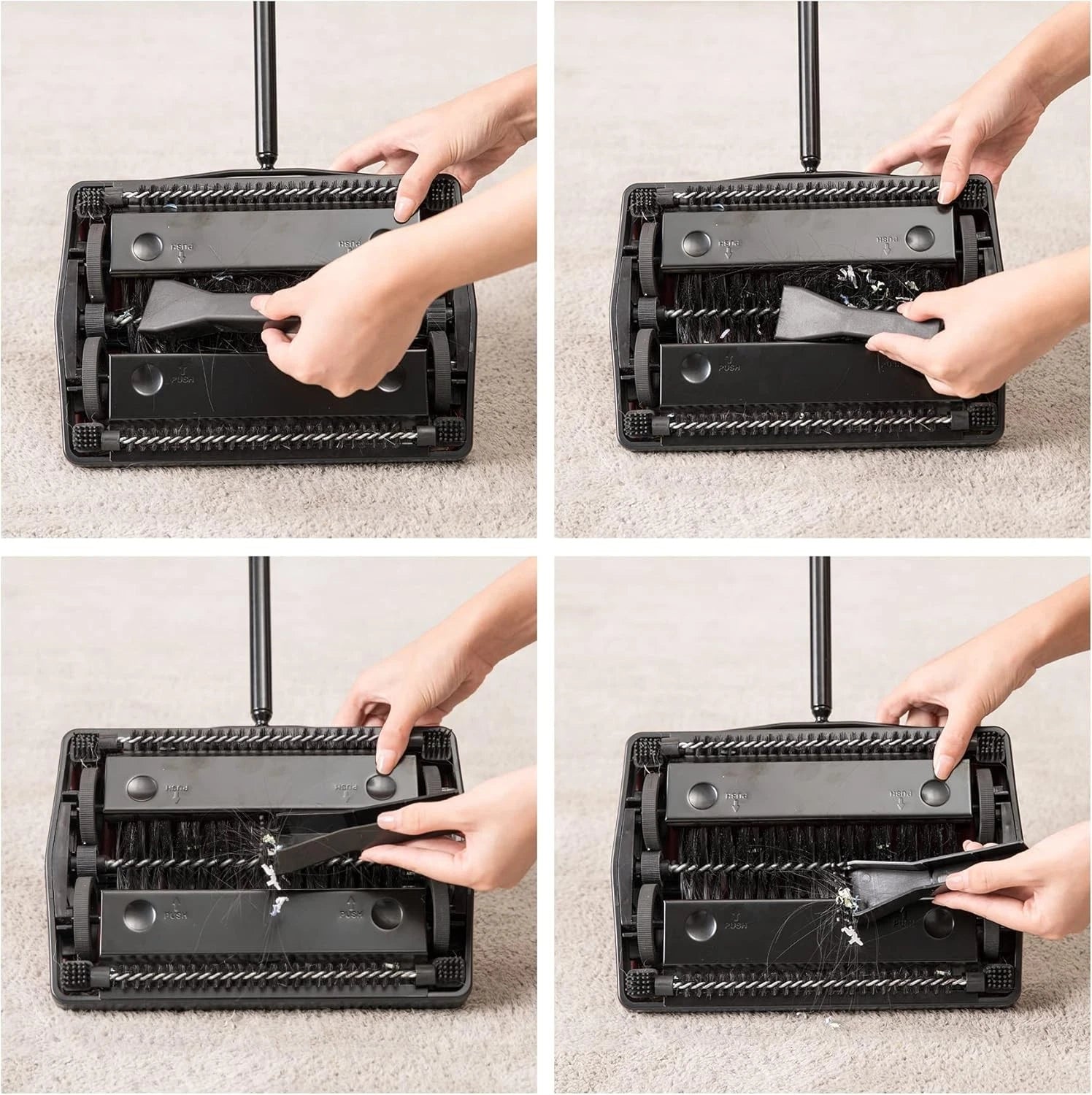Carpet vacuum cleaner, suitable for home offices and low-pile carpets 07FC0E-D4 - KOEEK