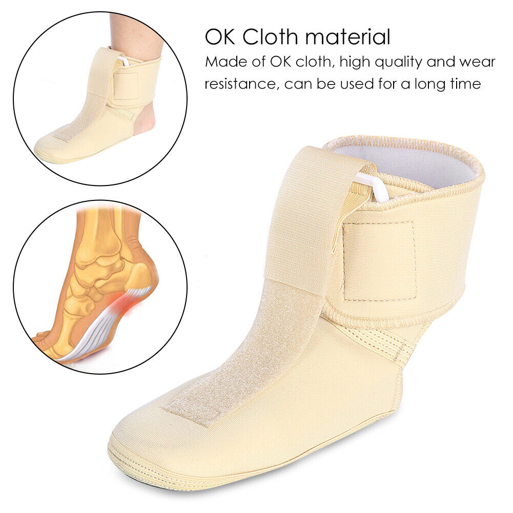 new Ankle Joint Support Adjust Foot Drop Orthotics Brace Foot Pain Relief Splin HGF koeek - KOEEK