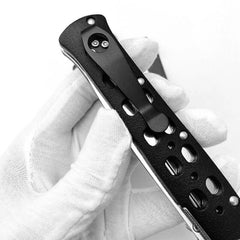 Titanium Deep Carry Pocket Back Clip for Cold Steel Hold Out Ti Lite 26SP Knifes 07FC0E-D4 - KOEEK