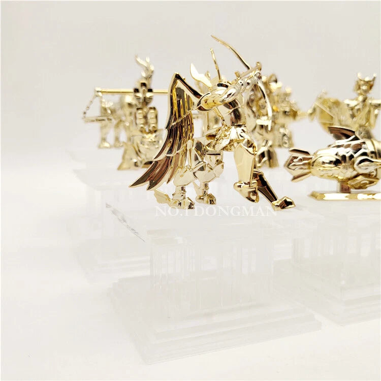 12PCS Gold Saint Seiya Myth Cloth Statue Figure Collectbles w/ Seprate Palace 07FC0E-D4 - KOEEK
