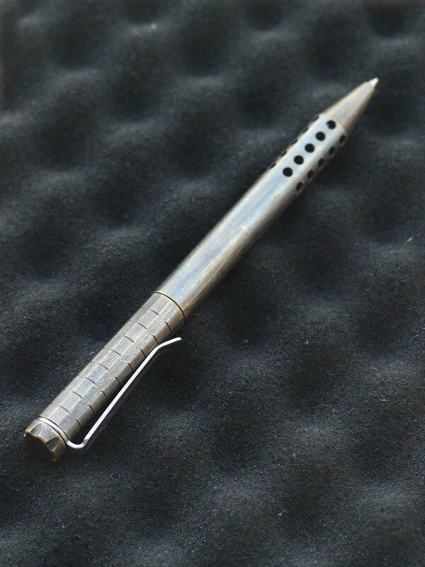 HotBrass Retro Black Magnetic Force Telescoping Pocket Ball Pen Signature PenEDC 07FC0E-D4 - KOEEK