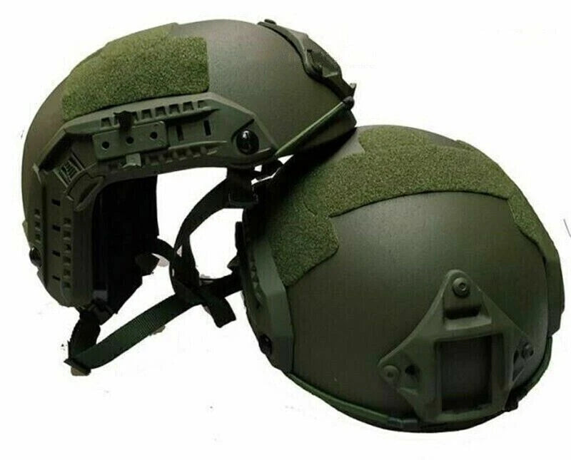 US Stock Tactical Helmet Green Black Level 3 Bulletproof UHMWPE Ballistic IIIA 07FC0E-D4 - KOEEK