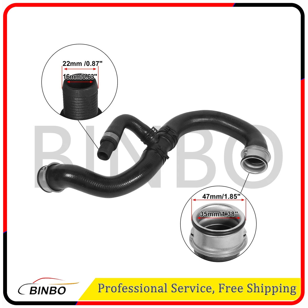 2045010482 Lower Radiator Coolant Hose For Benz C-Class C280 C300 GLK350 10-12 07FC0E-D4 - KOEEK