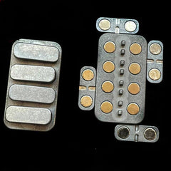 Titanium Alloy Fidget Slider Haptic Clicker Desk Toy for Stress Relief EDC Gift 07FC0E-D4 - KOEEK