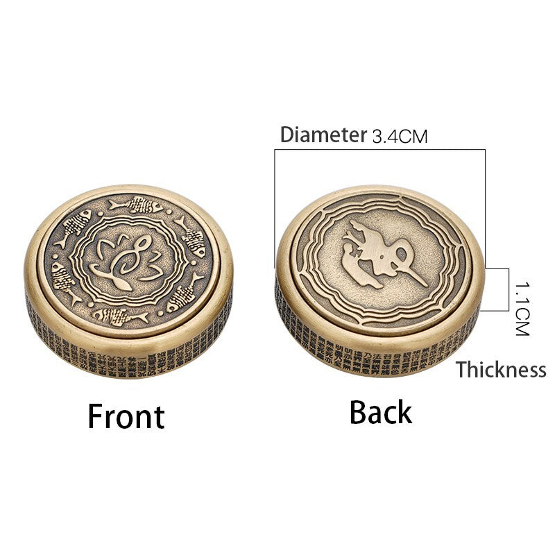 Fidget Spinner Zen Buddha Hand Spinner Stress Relief Gifts Metal EDC Fidget Toys 07FC0E-D4 - KOEEK