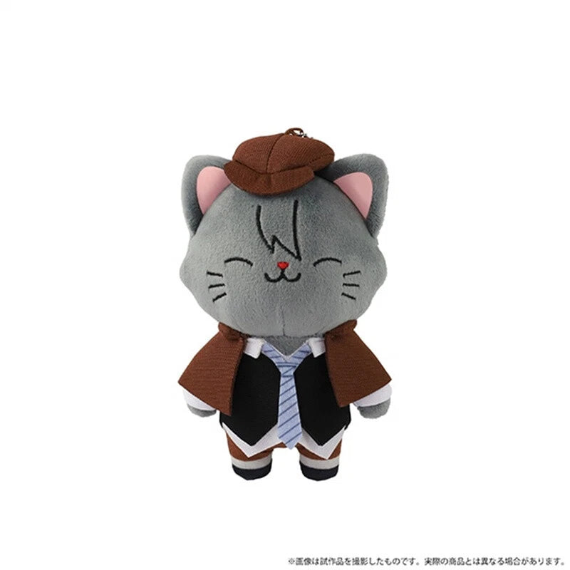 Anime Bungo Stray Dogs Edogawa Rampo Cat Doll Stuffed Toy Plush Pendant Gift 07FC0E-D4 - KOEEK