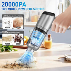 Brushless Handheld Car Vacuum Cleaner, High Power Vacuum Cleaner and AirDuster. 07FC0E-D4 - KOEEK