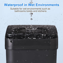 Bathroom Automatic Trash Can 2 Pack 2.2 Gallon Touchless Motion Sensor Small 07FC0E-D4 - KOEEK