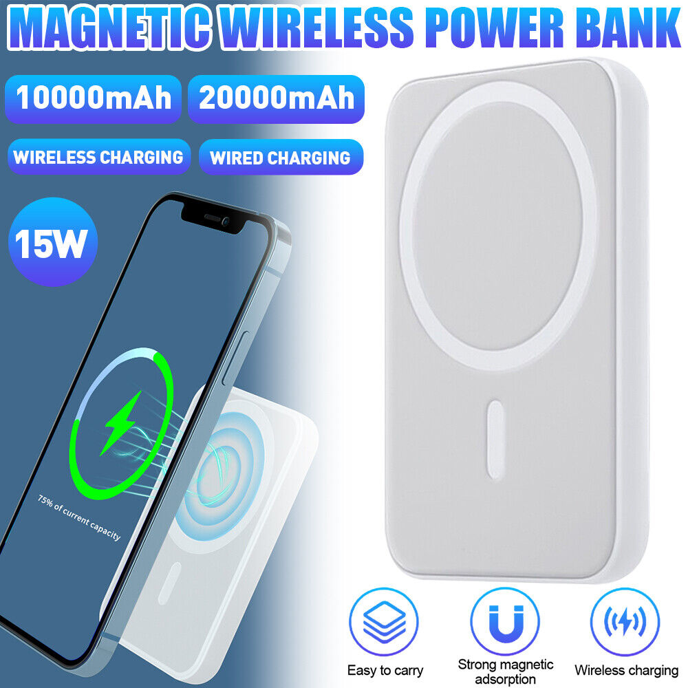 ny 20000mAh magnetisk lader Inalambrico Banco De Energía Para Apple IPhone 15 14