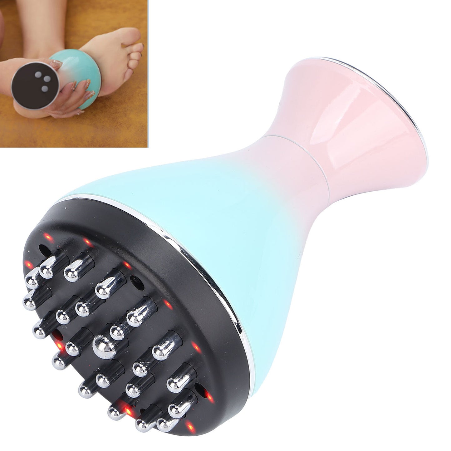 new Electric Brush Use Acupuncture Massage Brush Cellulite Massager HGF koeek - KOEEK