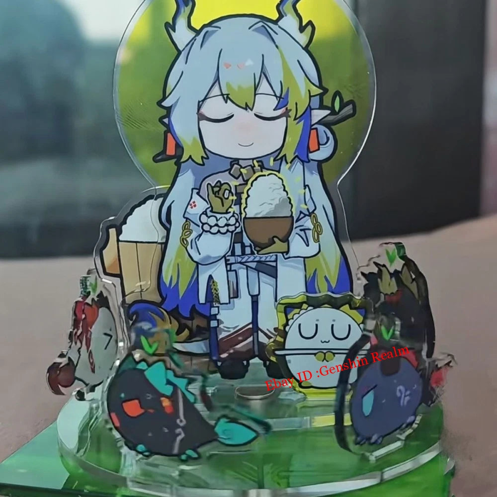 Anime Arknights Shu Rotate Acrylic Desktop Stand Collection Decor Gift 07FC0E-D4 - KOEEK