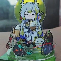 Anime Arknights Shu Rotate Acrylic Desktop Stand Collection Decor Gift 07FC0E-D4 - KOEEK