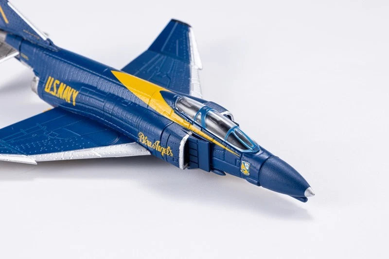 AF1 1/144 McDonnell Douglas F-4J "Blue Angels" Diecast Model 07FC0E-D4 - KOEEK