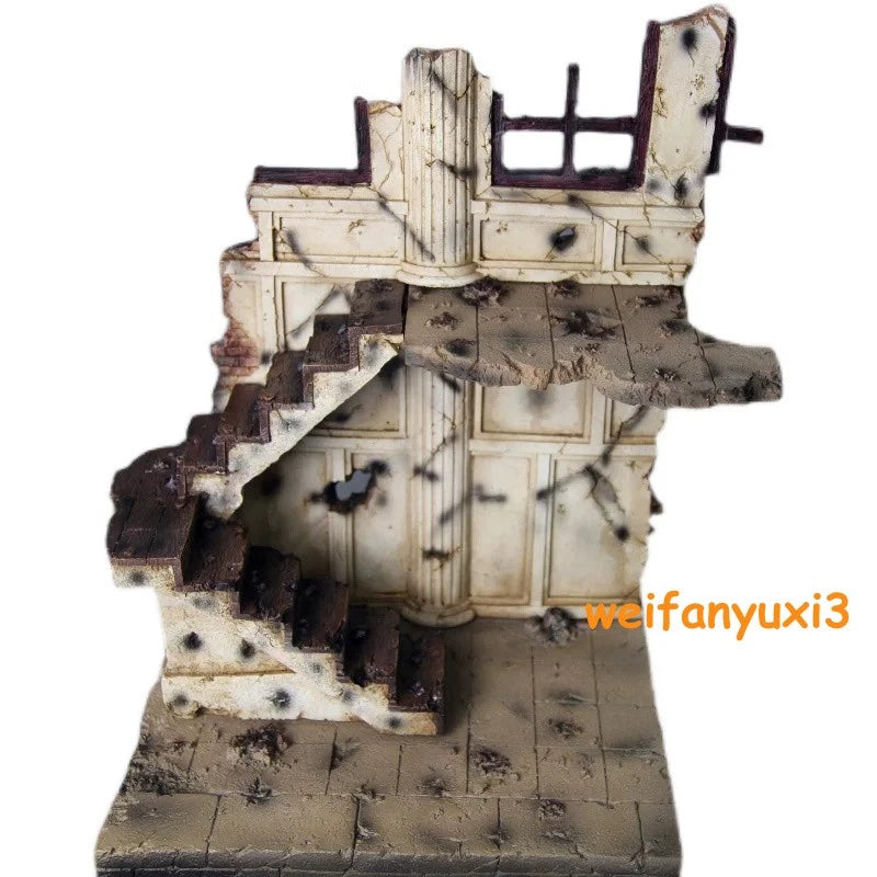 1/12 Resin Statue Base Ruins Walls Scene Figure Model Toy for 6'' Action Figures 07FC0E-D4 - KOEEK