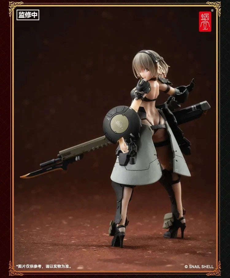 STOCK Snail Shell Front Armor Girl Victoria 1/12 Complete Model Action Figure 07FC0E-D4 - KOEEK