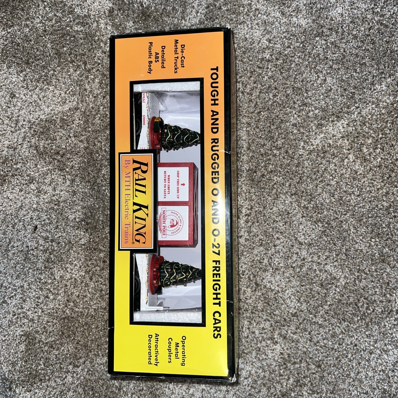 Mth 30-76734 A Scale Flat Car With Lighted Christmas Tree MTH - KOEEK