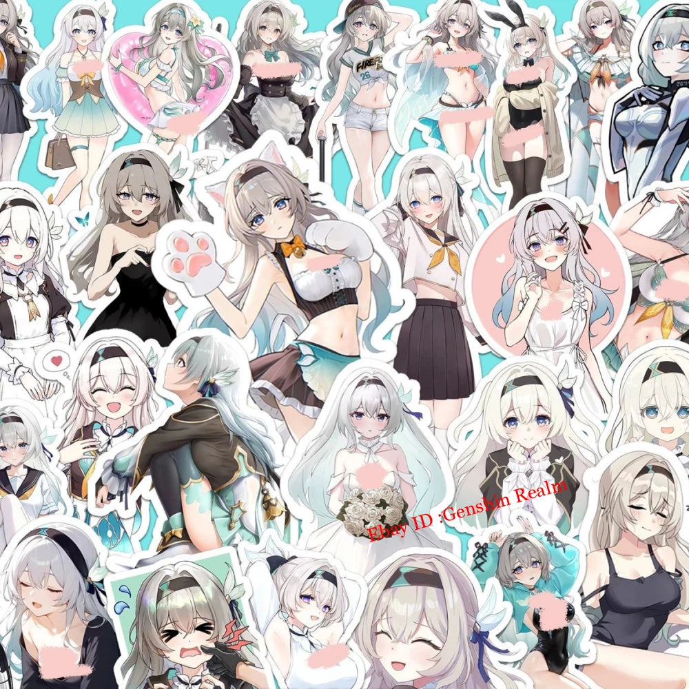 30 Pcs Anime Honkai: Star Rail Firefly Waterproof Stickers Decoratio Gift 07FC0E-D4 - KOEEK