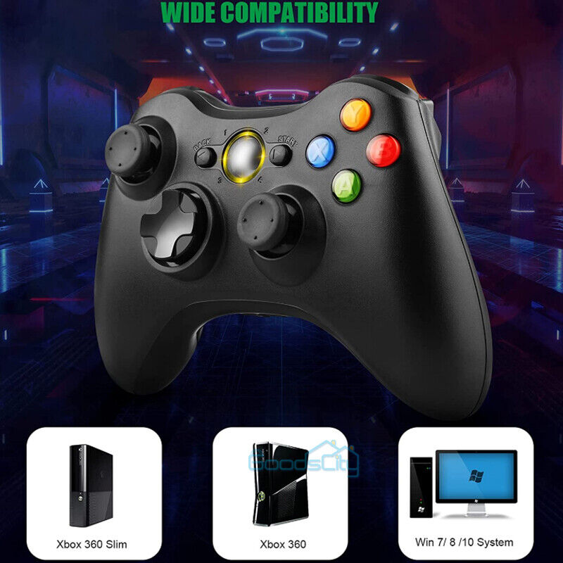 ny 2024 Wireless Game Controller Gamepad for Microsoft XBOX 360 &amp; PC WIN 7 8 10