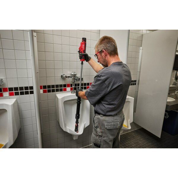 nyt Milwaukee Tool 3577-21 M12 Trapsnake 2-værktøjs toilet og urinal snegl kombisæt