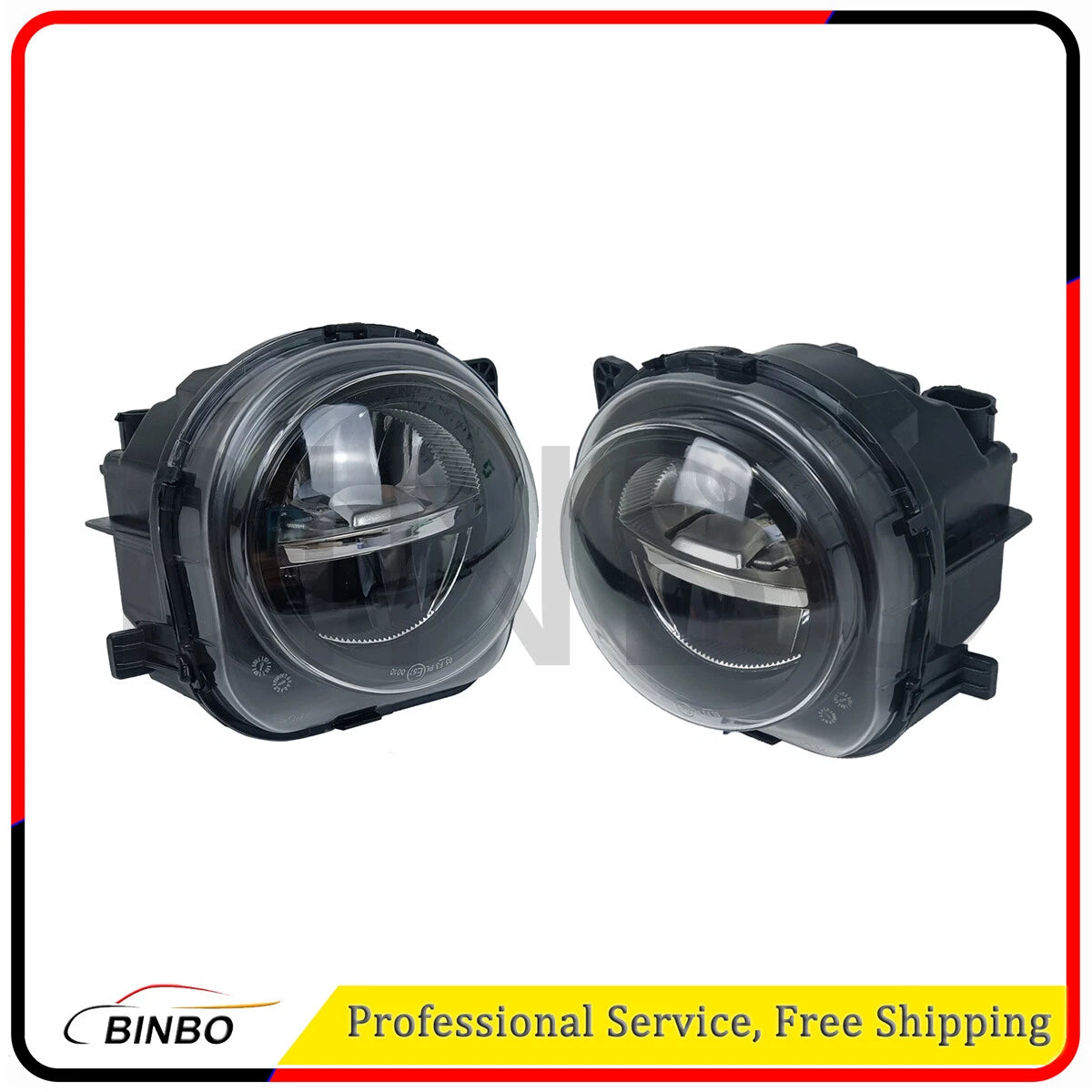 Fog Lights Lamps Left +Right Fit 2014-2016 BMW 5 Series 528i 535i 535d 550i 07FC0E-D4 - KOEEK