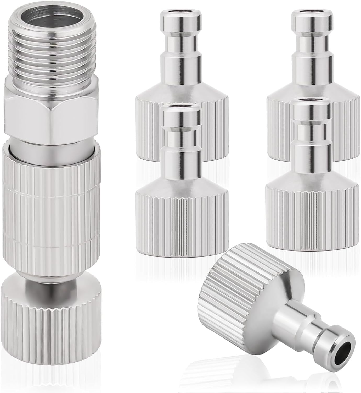 new NEOECO Airbrush Quick Disconnect Coupler Release Fitting & Plug, 6pcs Type 1 NEOECO - KOEEK