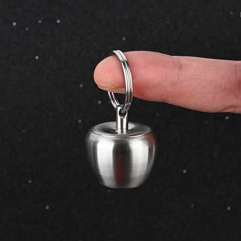 Mini Waterproof Box Portable Stainless Steel Portable Pill Box Survival EDC Tool 07FC0E-D4 - KOEEK