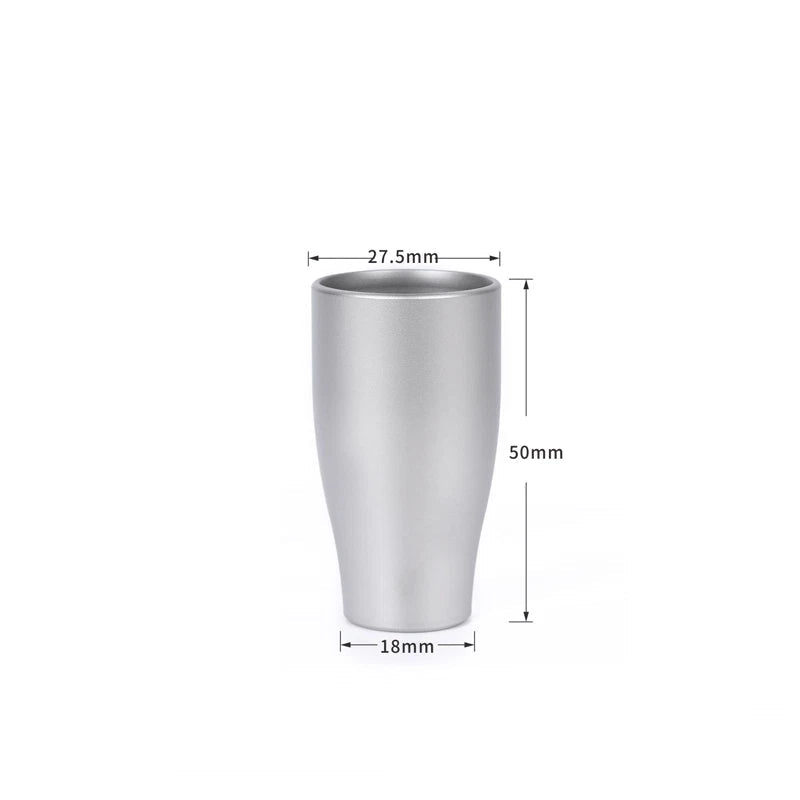 Pure Titanium Water Liquor Glass Drinking Tumbler Cup Mug Good Health Benefits 07FC0E-D4 - KOEEK