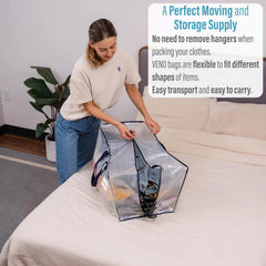 6-piece moving bag set (with backpack straps), heavy-duty design 07FC0E-D4 - KOEEK