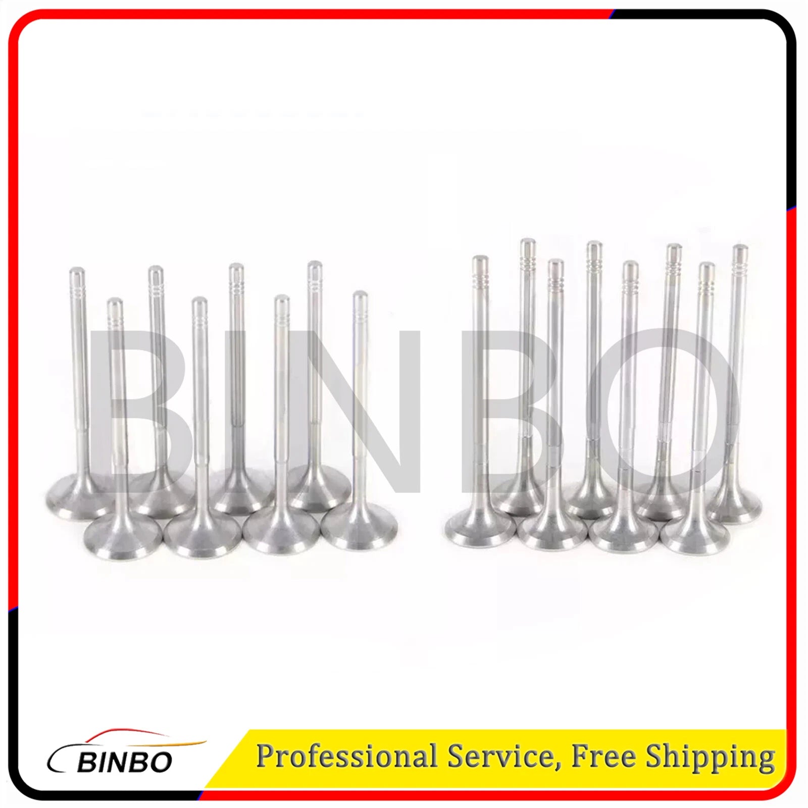 16pcs 1.8T Intake & Exhaust Valve Kit Fit For Benz C180 C200 E200 SLK200 07FC0E-D4 - KOEEK