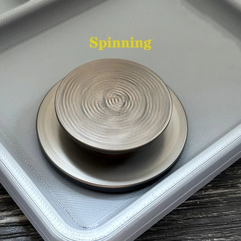 Titanium Alloy Punk Beer Bottle Opener Hand Twisted Fingertip Gyroscope EDC Toy 07FC0E-D4 - KOEEK