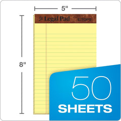 new TOPS 5 x 8 Legal Pads, 12 Pack, The Pad , Narrow 5 x 8, Canary TOPS - KOEEK