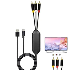 new USB C to RCA Cable Adapter, 6Ft Type-C with usb c rca 07FC0E-D4 - KOEEK