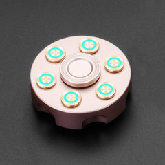 Revolver Clip Luminous Fidget Spinner EDC Metal Hand Spinner Adult Fidget Toys 07FC0E-D4 - KOEEK
