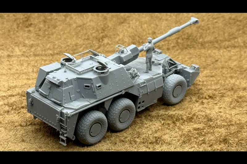 3D printed 1/72 South Africa"G-6 155mm howitzer"kit model#include a Tank soldier 07FC0E-D4 - KOEEK