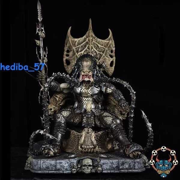 MUSE69 Studios Predator Throne Resin Statue Model 31'' High Sculptures INSTOCK 07FC0E-D4 - KOEEK