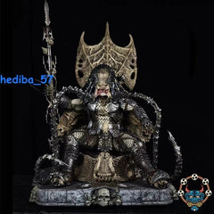 MUSE69 Studios Predator Throne Resin Statue Model 31'' High Sculptures INSTOCK 07FC0E-D4 - KOEEK