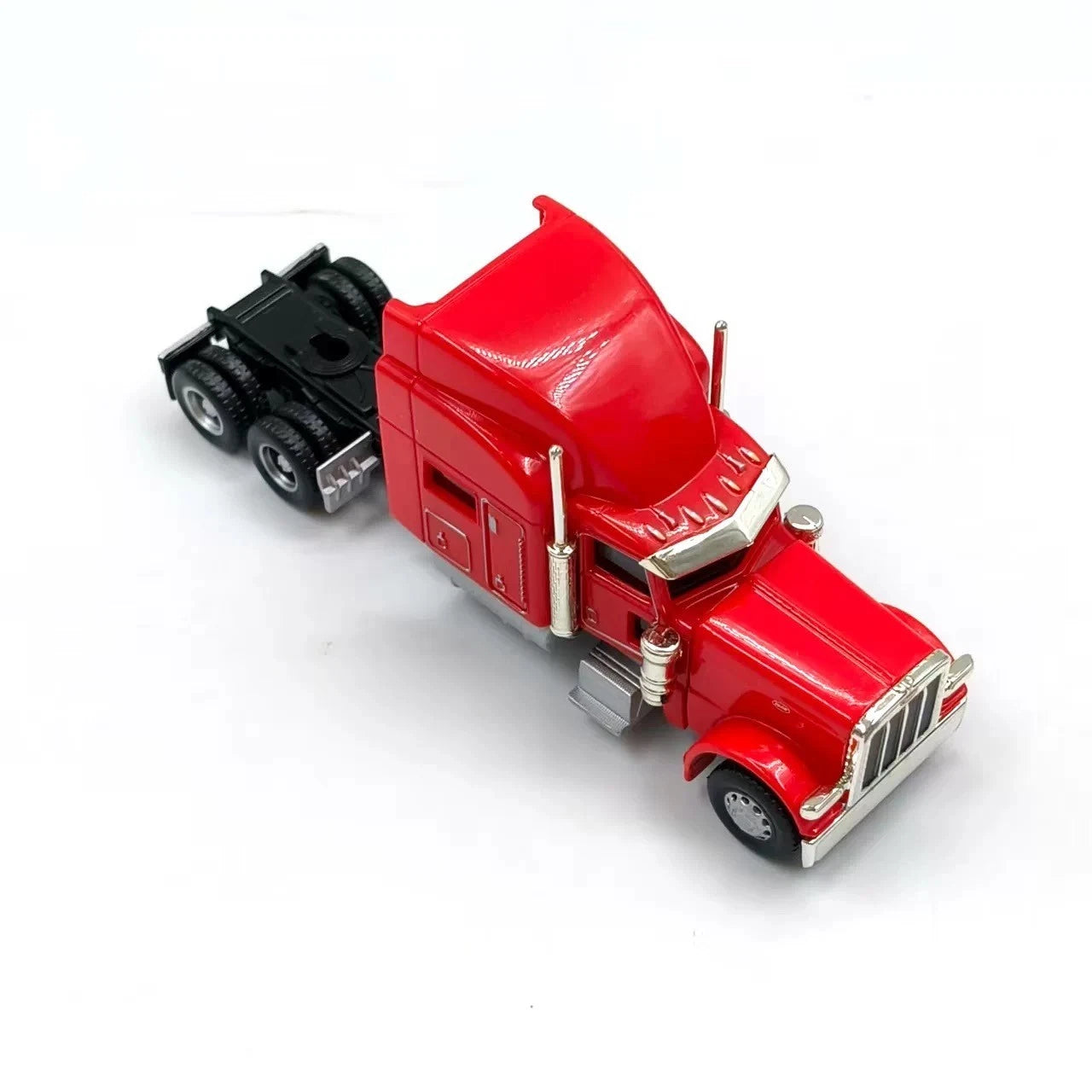 1:87 Peterbilt Tractor Cab Semi Truck Model Diecast Plastic Static Collectible 07FC0E-D4 - KOEEK