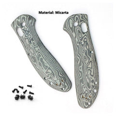 1Pair Custom Micarta Material Handle Scales Patch for Benchmade Griptilian551EDC 07FC0E-D4 - KOEEK