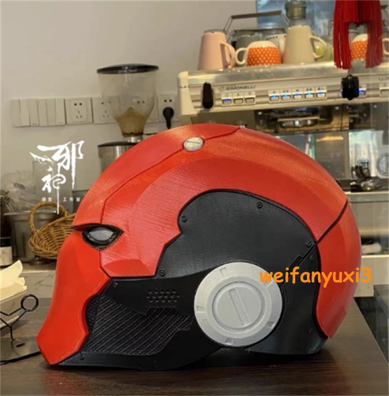 Customize Red Hood Batman Helmet 3D Printed Full Face Mask Handmade Cosplay Prop HANDMADE - KOEEK