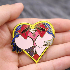 Anime Sailor Moon Tsukino Usagi Buttock Metal Pin Badge Collectible 07FC0E-D4 - KOEEK