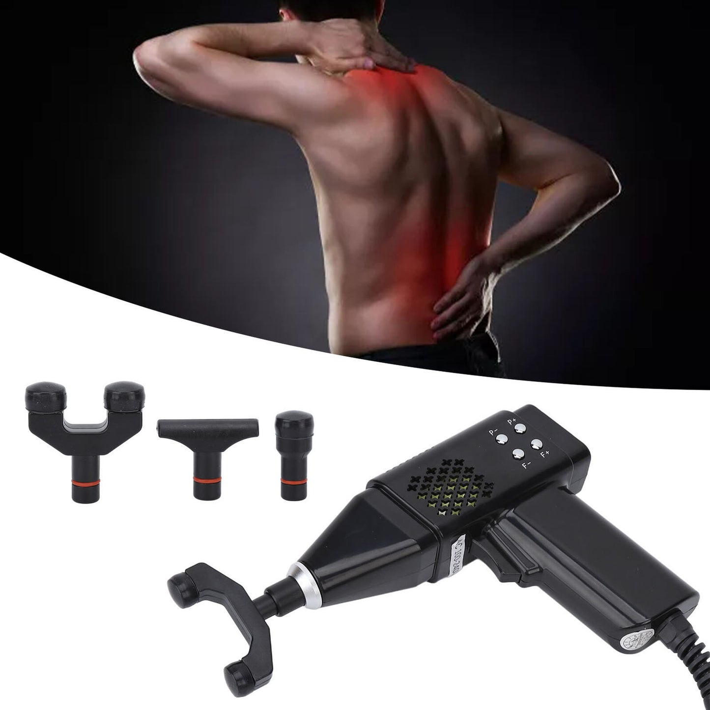 new Electric Spine Chiropractor Joint Relief Therapy Chiropractic (EU Plug ) HGF koeek - KOEEK