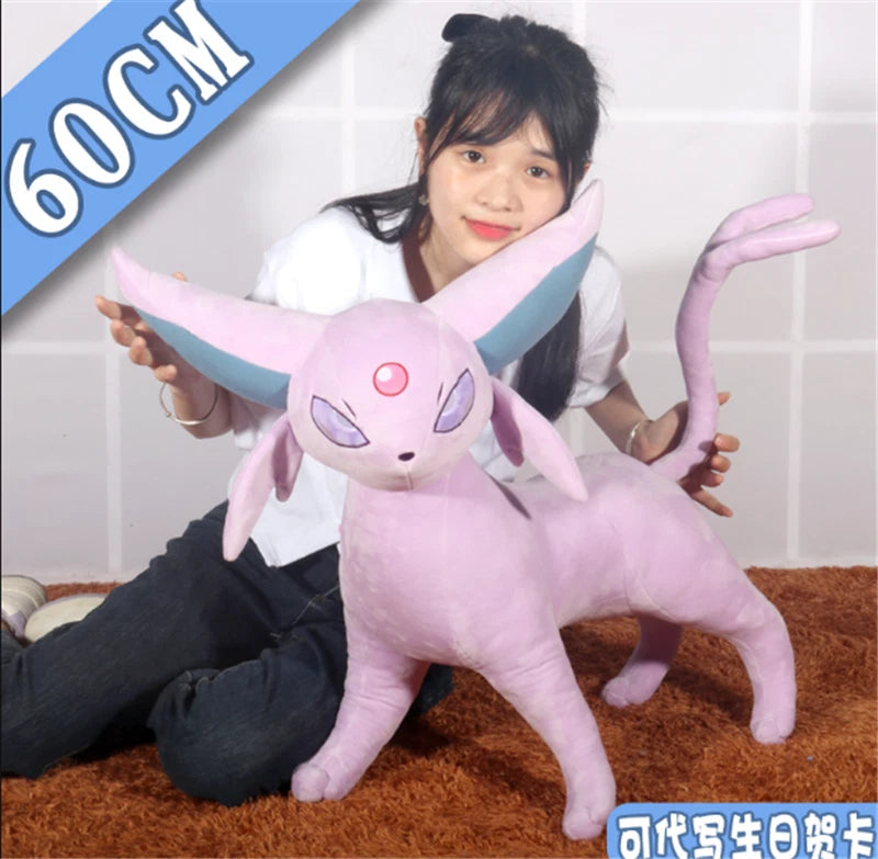 Giant Espeon 60cm Plush Doll Pillow Cosplay Game Stuffed Toy Xmas Gift 07FC0E-D4 - KOEEK