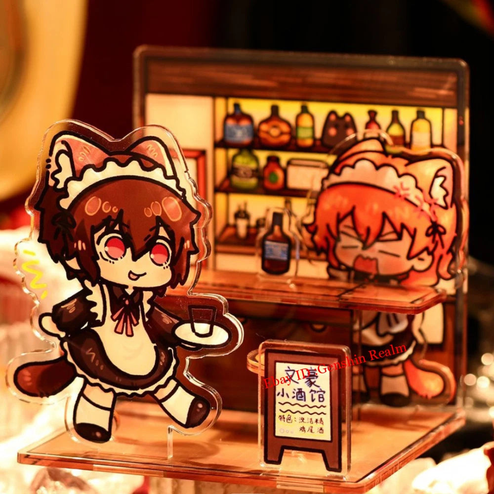 Anime Bungo Stray Dogs Dazai Osamu Tavern Acrylic Desktop Stand Collection Gift 07FC0E-D4 - KOEEK