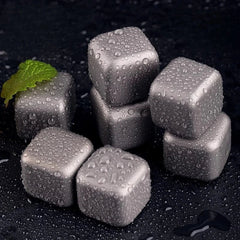 Titanium Ice Cubes Home Beer Drinks Chilled Cooling Party 25g*6 Combo Pack 07FC0E-D4 - KOEEK